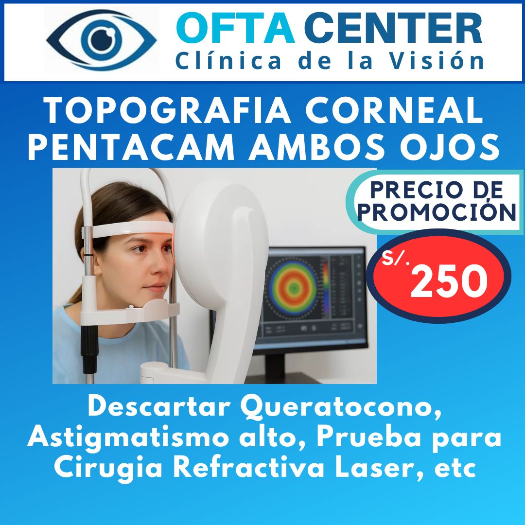 Topografia corneal Pentacam